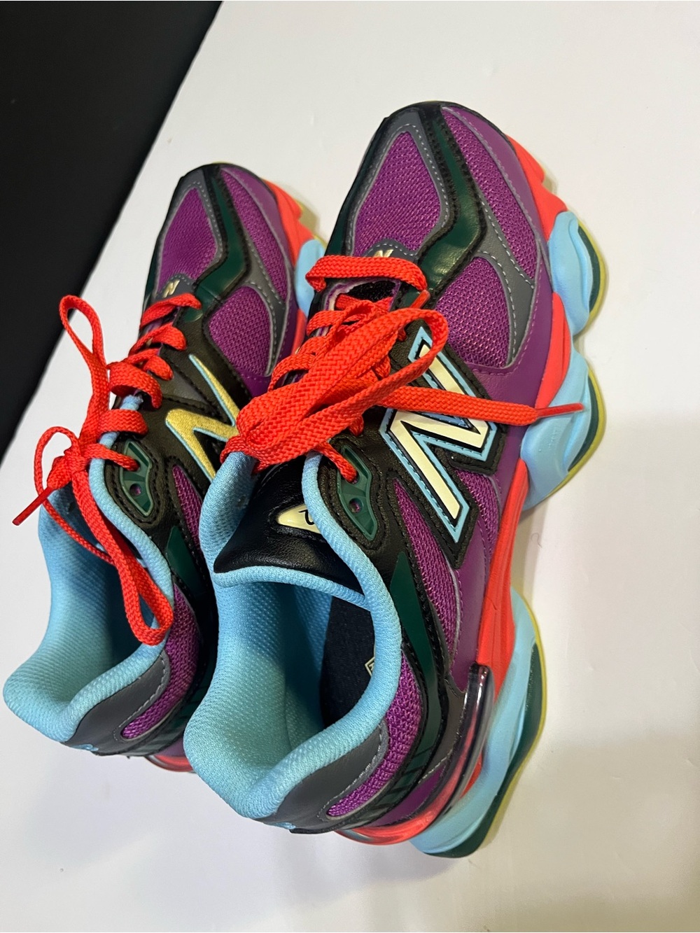 New Balance Multicolor Running Sneakers - Purple, Teal & Red - Picture 9 of 14